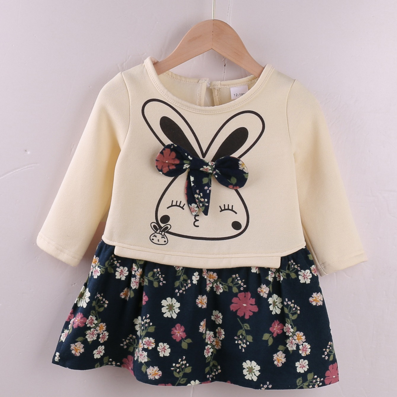 Cute Rabbit Floral Bow Dress | Today's Best Daily Deals | Temu