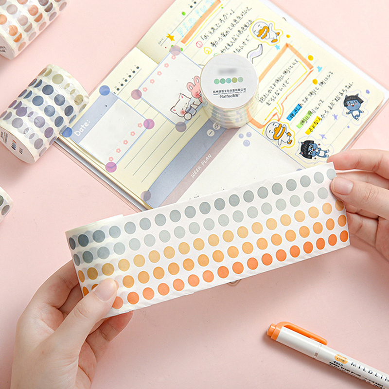 6pcs Morandi Color Letter Sticker DIY Stationery Gift Decoration