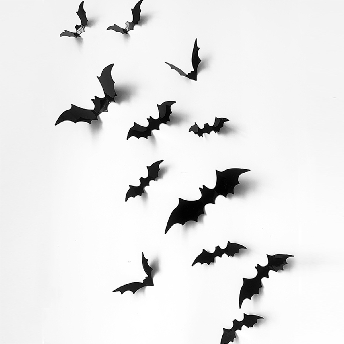 Spooky Halloween Wall Sticker Set - Bat / Spider / Ghost / Zombie Hand