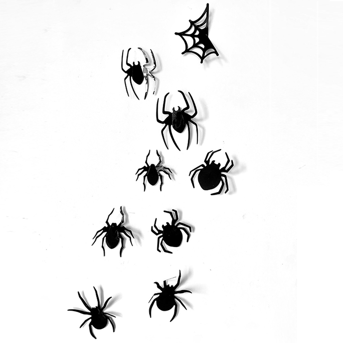 Spooky Halloween Wall Sticker Set - Bat / Spider / Ghost / Zombie Hand