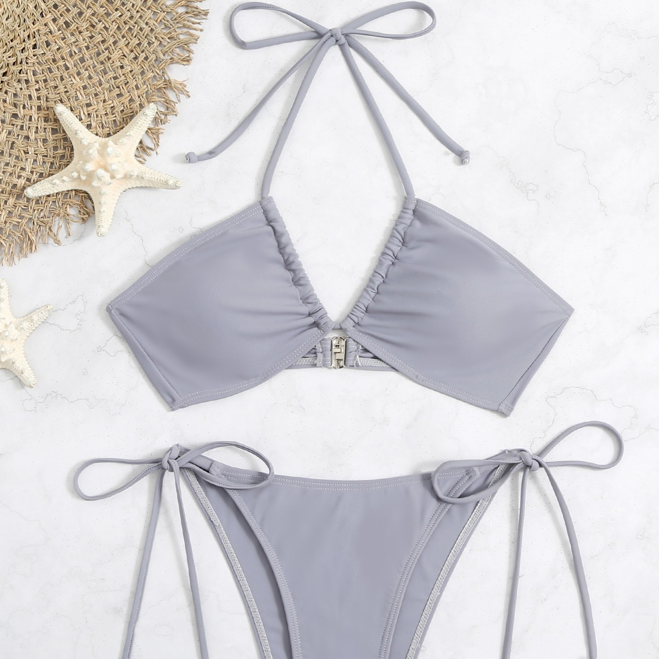 String Tie Bikini - Temu