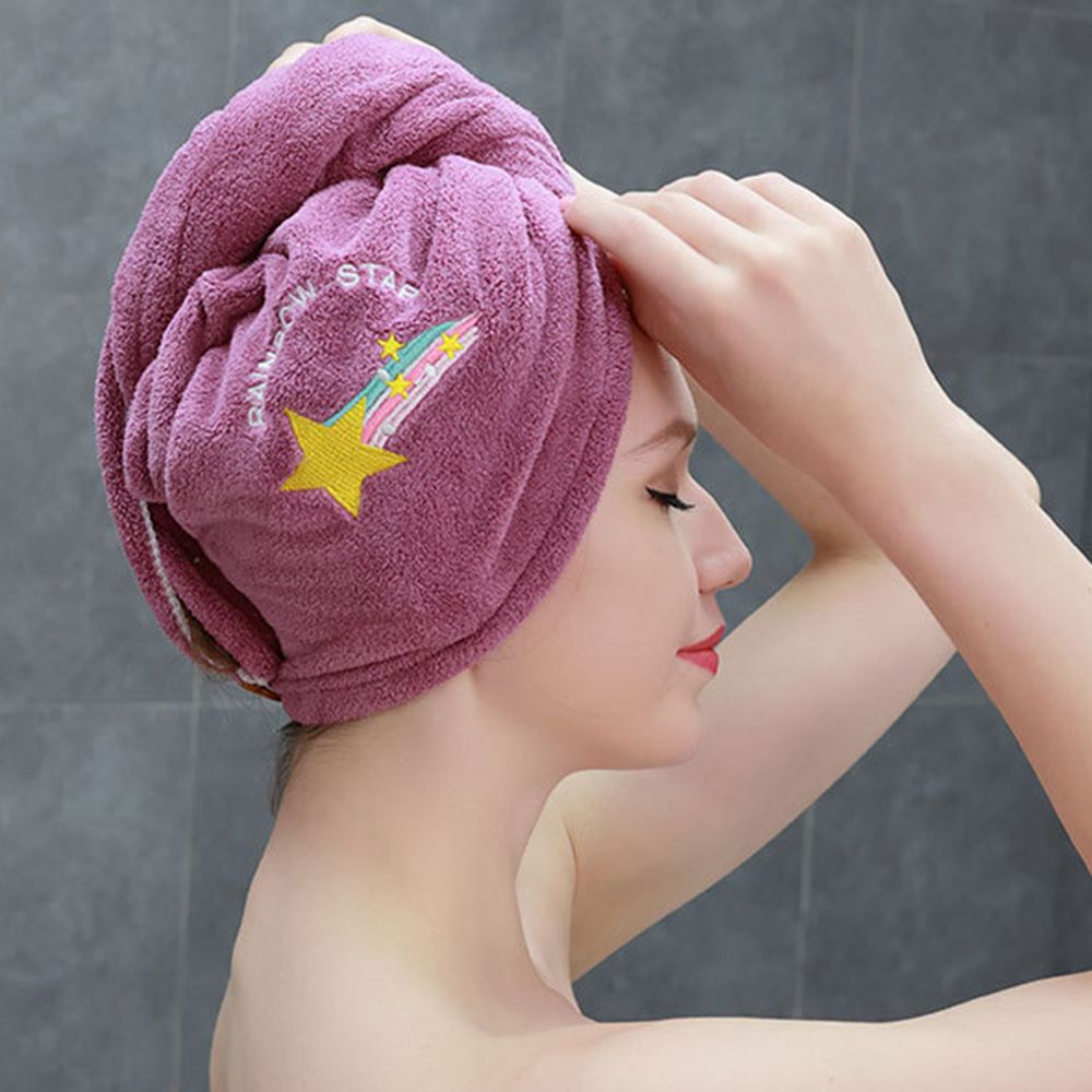 1pc Hair Dryer Hat Quick Dry Hair Bandana Meteor Embroidery | Today's Best  Daily Deals | Temu
