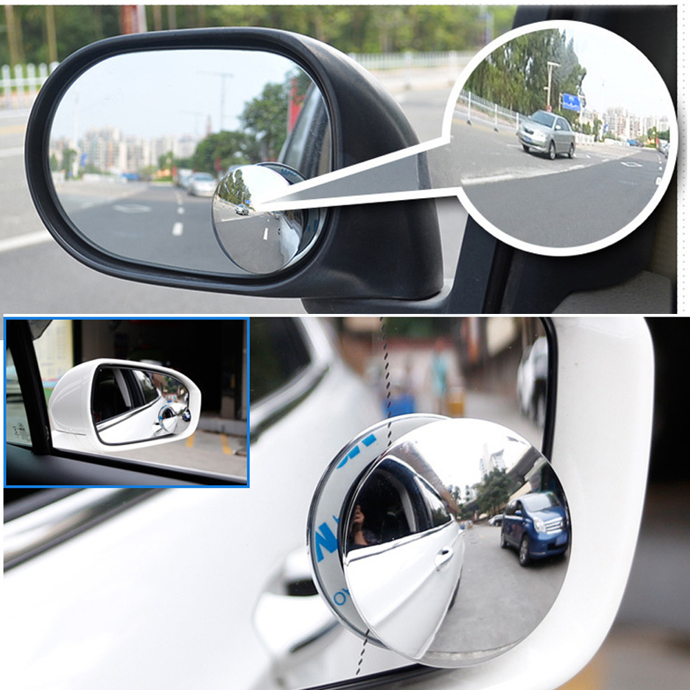  True Line Automotive 2 Pack Blind Spot Car Mirror - Frameless  Car Blind Spot Mirror with Adjustable 360° View - Car Mirror Blindspot  Mirror, Universal Fit, Wide Angle, Blindspot Mirror for Car : Automotive