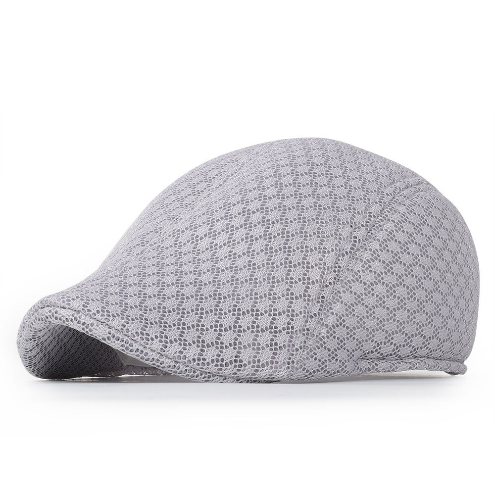 Solid Mesh Beret Cutout Design