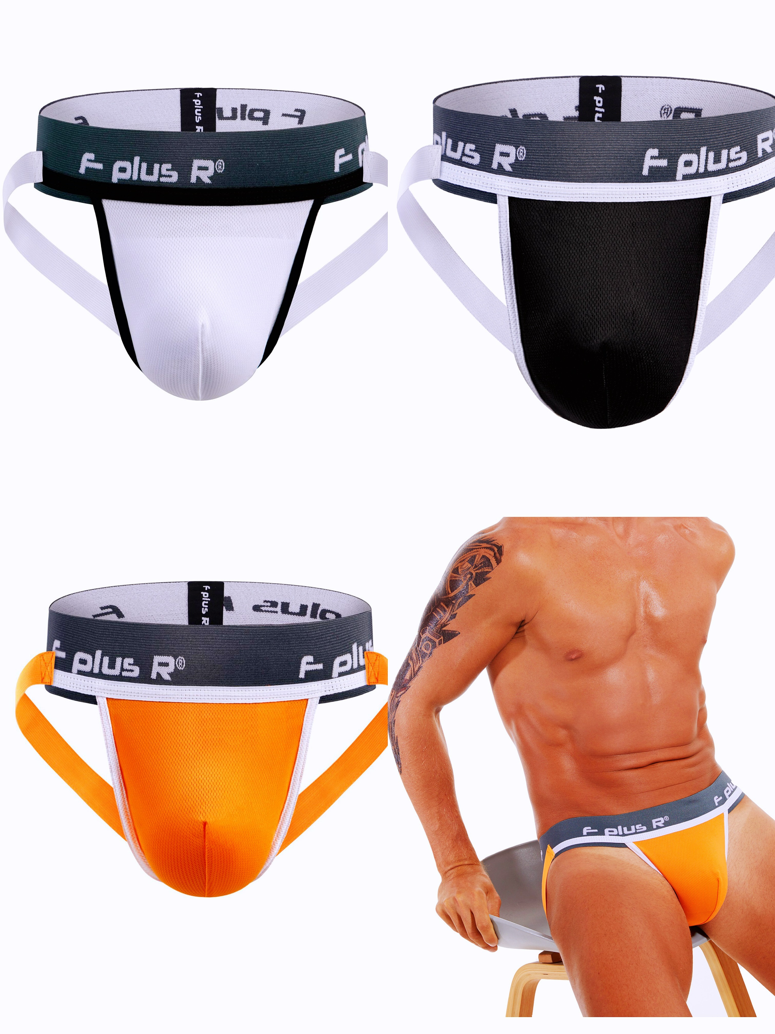 Men's Sexy Underwear Jockstrap Mesh Jock Strap Athletic - Temu