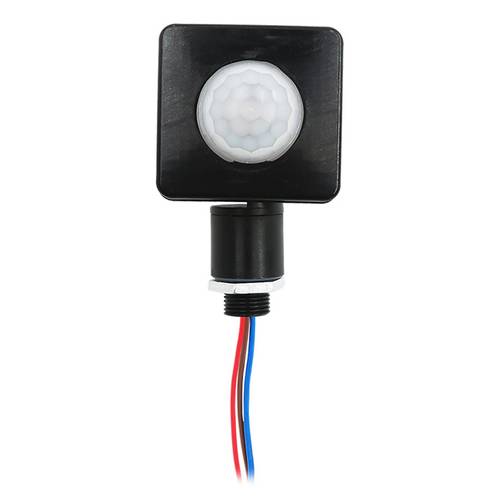 Mini Human Body Infrared Sensor Ultra-thin Switch LED Flood Light PIR Motion Sensor With Sensing Distance, Light Intensity And Power-on-time Adjustable
