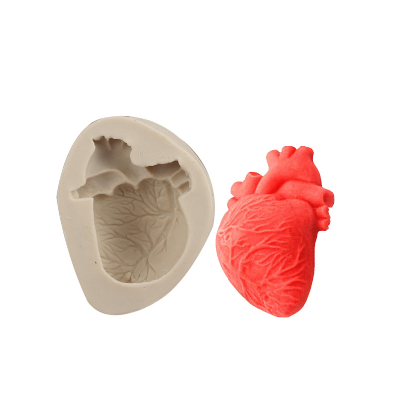 Halloween Silicone Mold For Organ Heart Brain And Cake - Temu