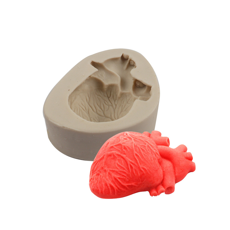 Halloween Silicone Mold For Organ Heart Brain And Cake - Temu