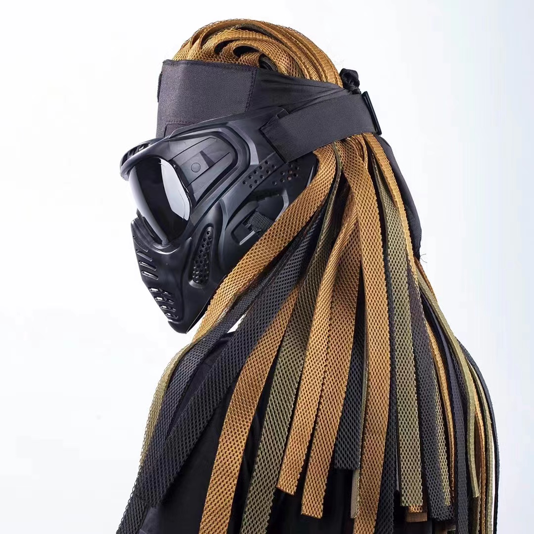 Tactical Half Face Mask Carbon Fiber Protection For Outdoor - Temu