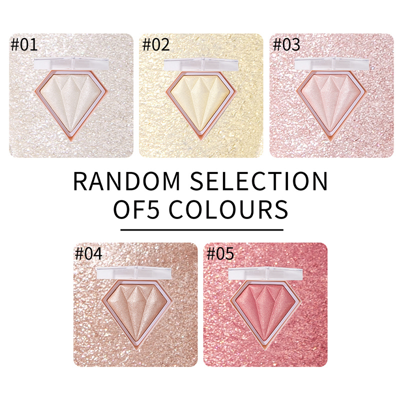Diamond Highlighter Powder Long lasting Glitter Glowing Temu