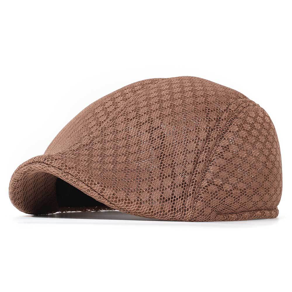 Solid Mesh Beret Cutout Design