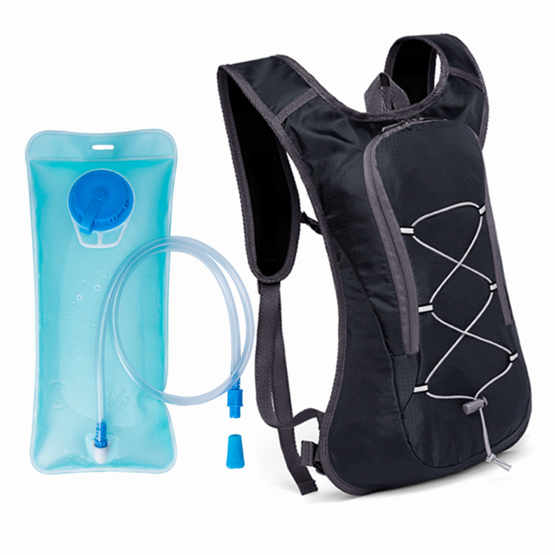 Hydration Pack Backpack - 2L Water Bladder - Iridescent Blue | SoJourner  Bags