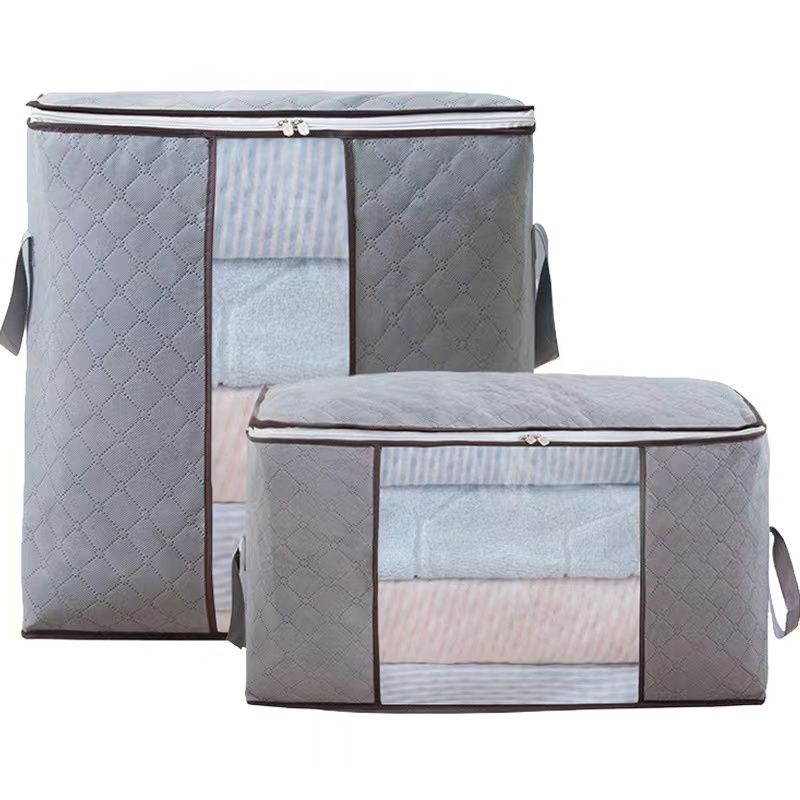 Foldable Large Zippered Storage Bag Organizer Cubes With - Temu
