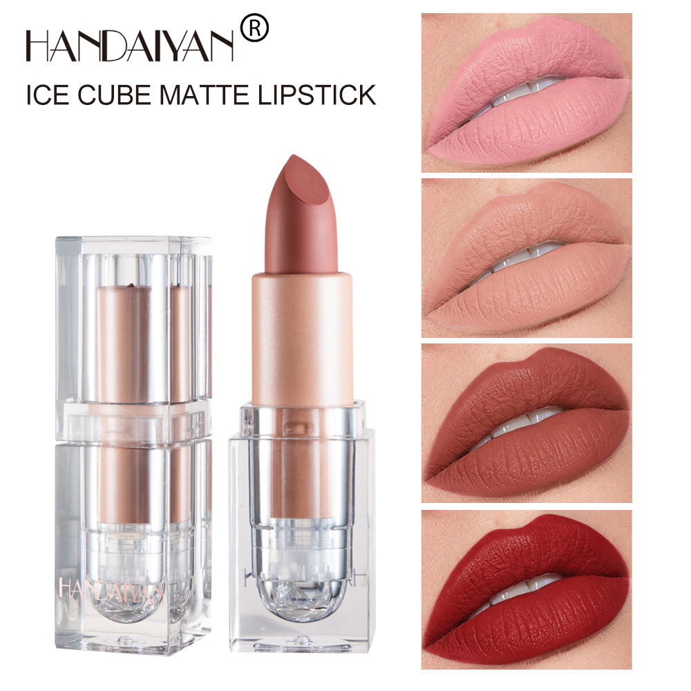 12 Colors Natural Matte Lipstick Long Lasting