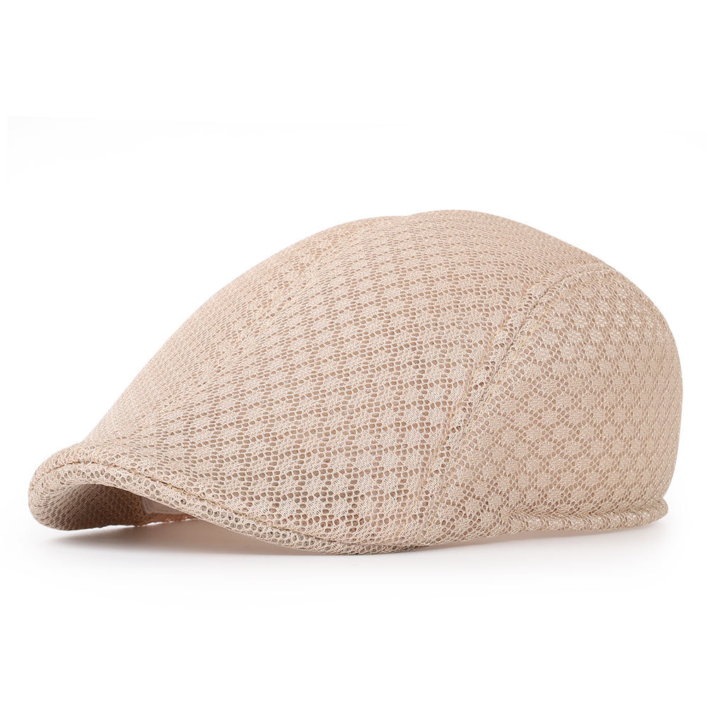Solid Mesh Beret Cutout Design