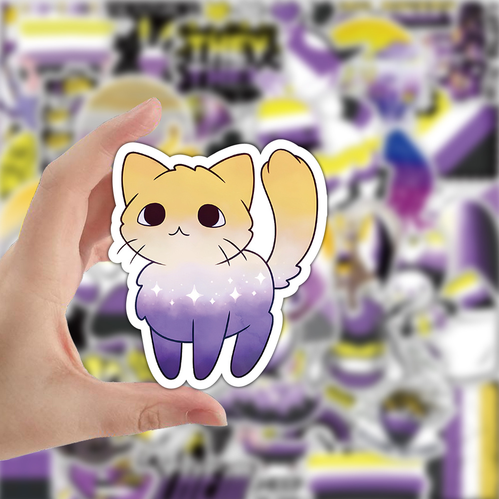 Pokemon - Nonbinary Pride Raikou Sticker