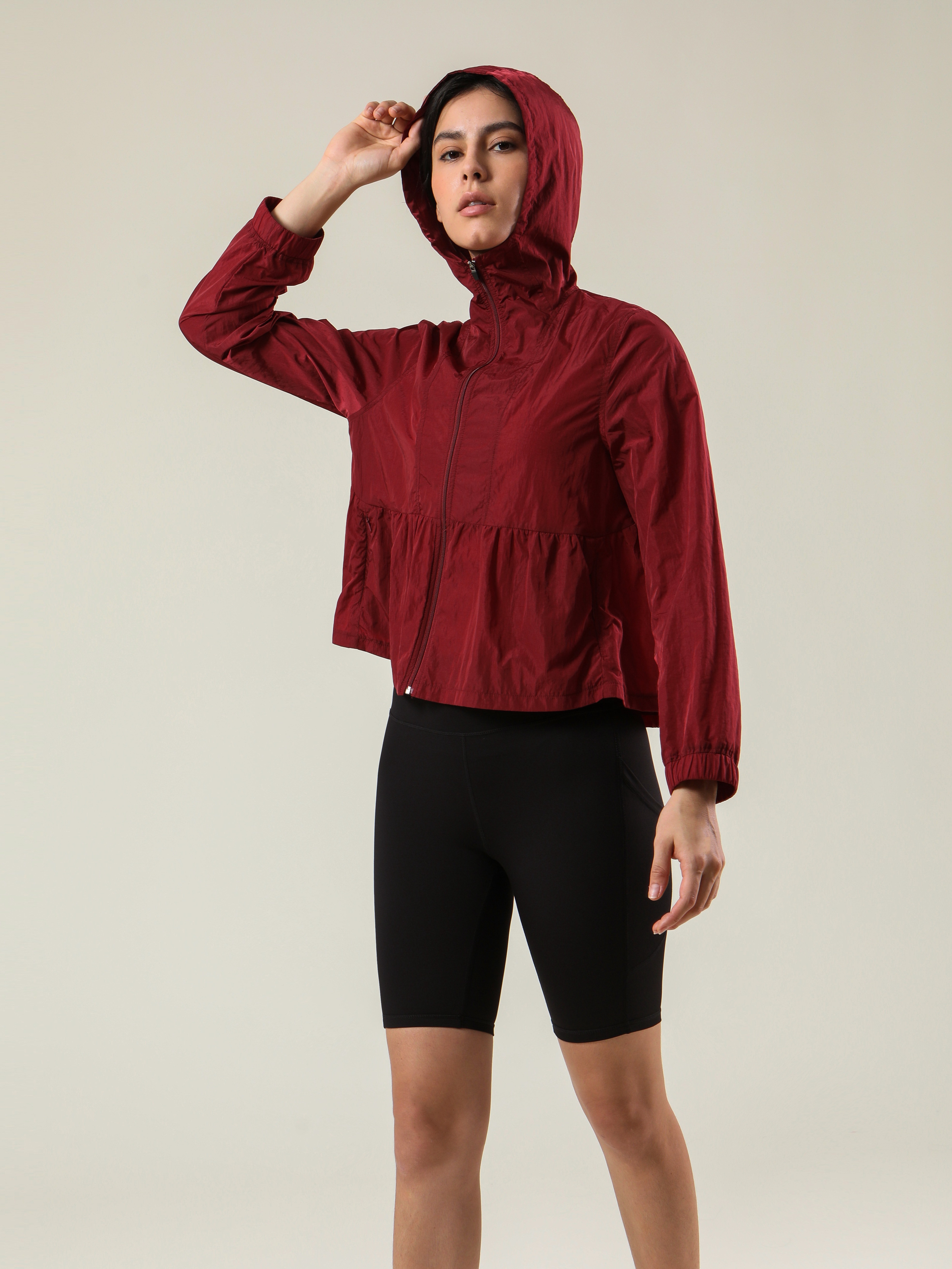 Chaqueta Impermeable Capucha Mujer Chaqueta Cortavientos - Temu