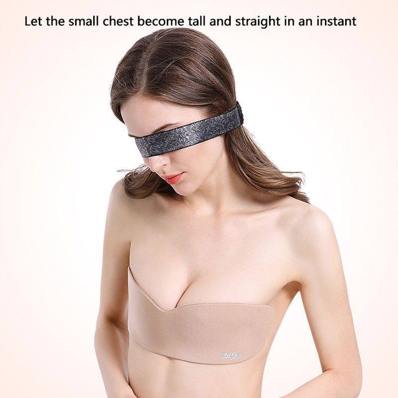 Women NuBra Invisible Bra Breast Pasty Nude Bra Chest Paste