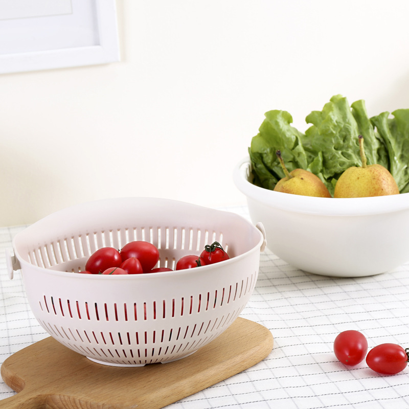  Multi-functional Drain Basket, New Fruit Cleaning Bowl