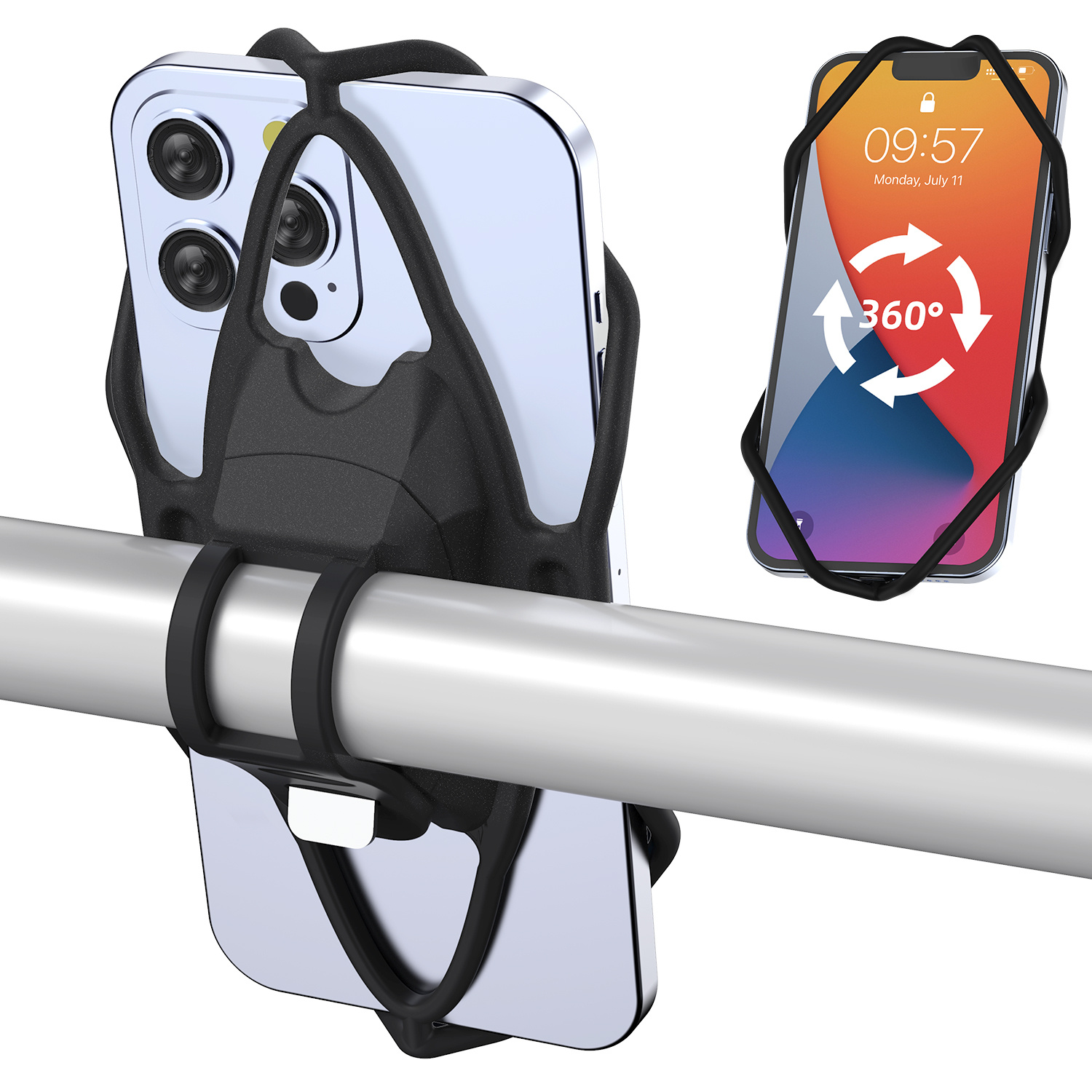 Stay Connected On The Go: Bicycle Silicone Phone Holder - Temu