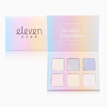 ELEVEN EVER Six-color Highlighter Waterproof Highlight Face For Matte Finish
