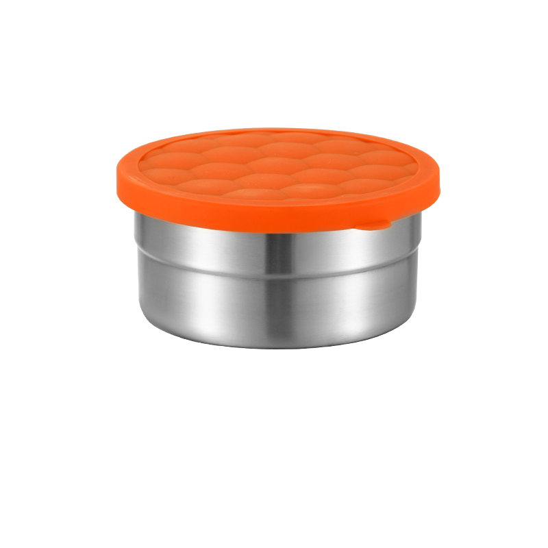 Round Stainless Steel Containers with Silicone Lids - What's Good