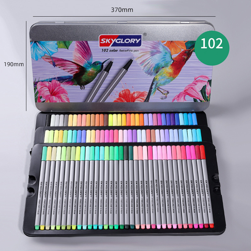 12pcs Art Liner Pens Set,Bright Colors Fine Point Pens Colored Pens For  Drawing Coloring, 0.4 Mm Fine Tip Pens