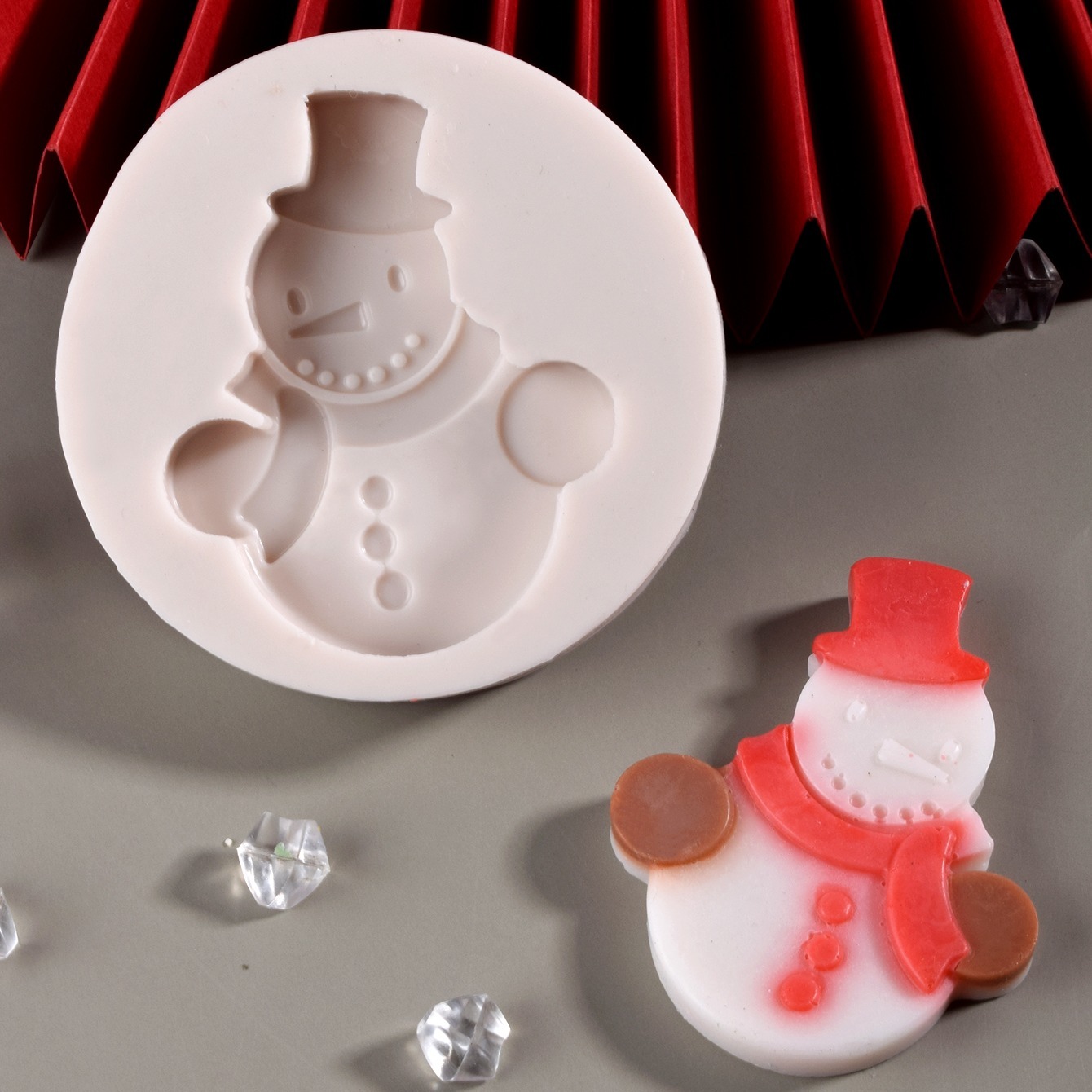 Wilton Snowman And Christmas Tree Cake Pan Set Of 2 With Original