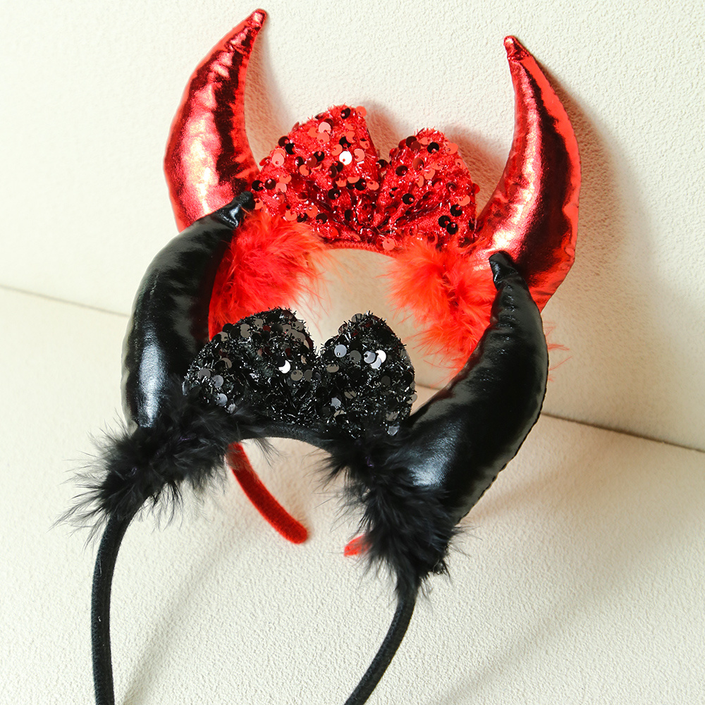 Halloween Devil Black Spider Costume Adult Horror Short Cobweb