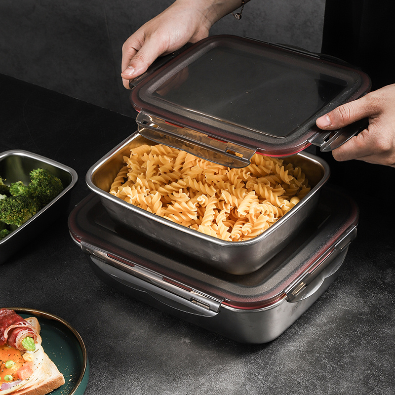 Leak proof Stainless Steel Food Storage Containers Fresh - Temu