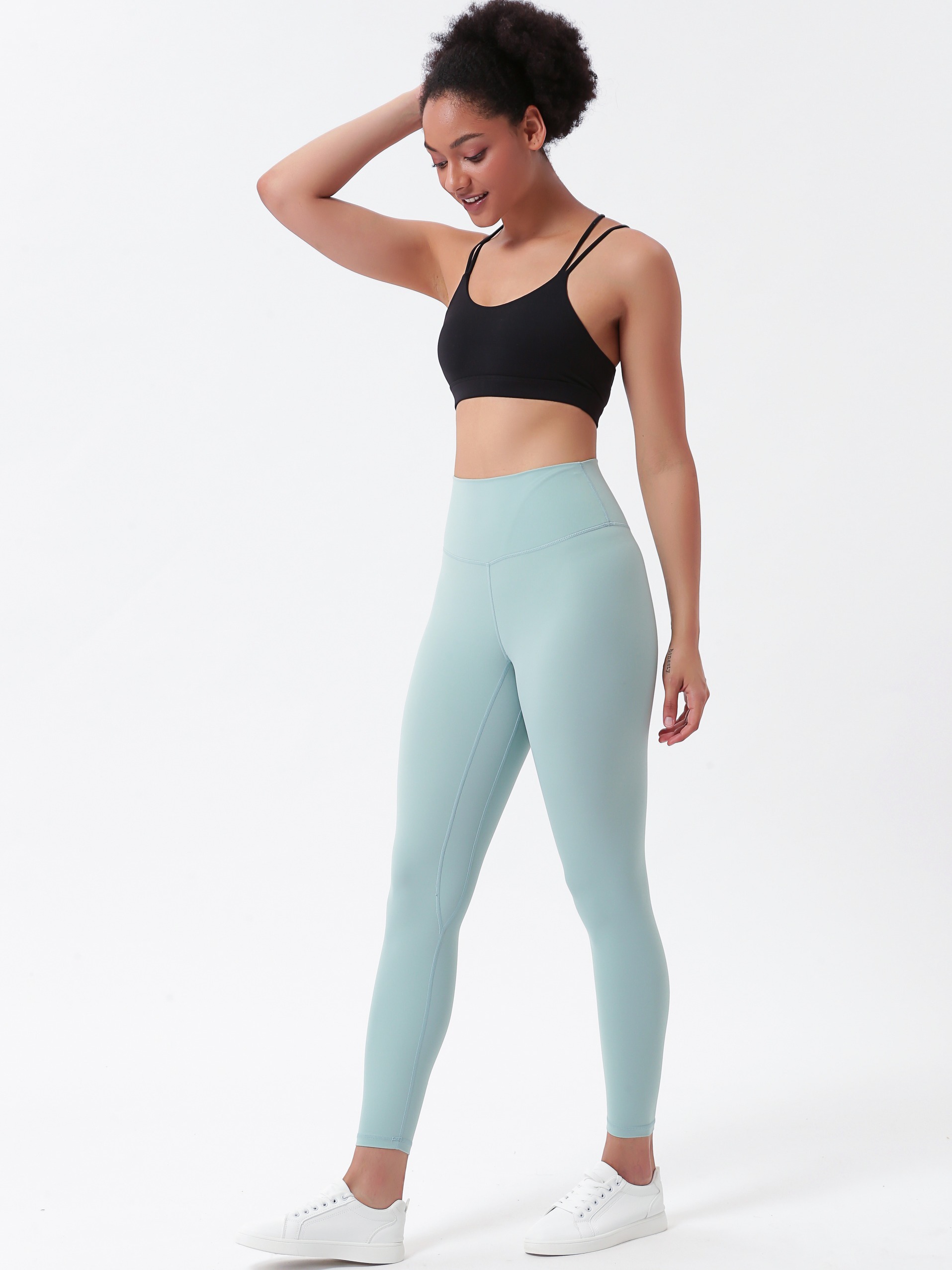 AMESIN Solid Color Seamless Yoga Legging