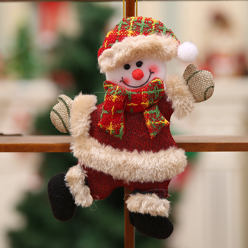 Christmas Christmas Tree Accessories Christmas Little Doll Dancing Old Man  Snowman Deer Bear Fabric Doll Small Hanging Pendant Gift, Scene Decor,  Festivals Decor, Room Decor, Home Decor, Offices Decor, Theme Party Decor