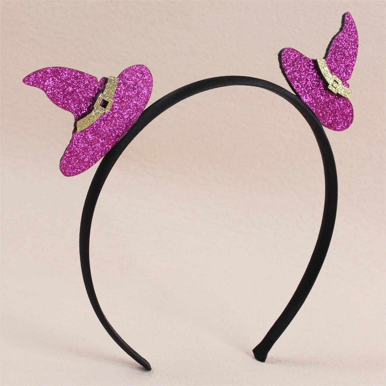 Halloween Headband Glitter Pumpkin Ghost Skull