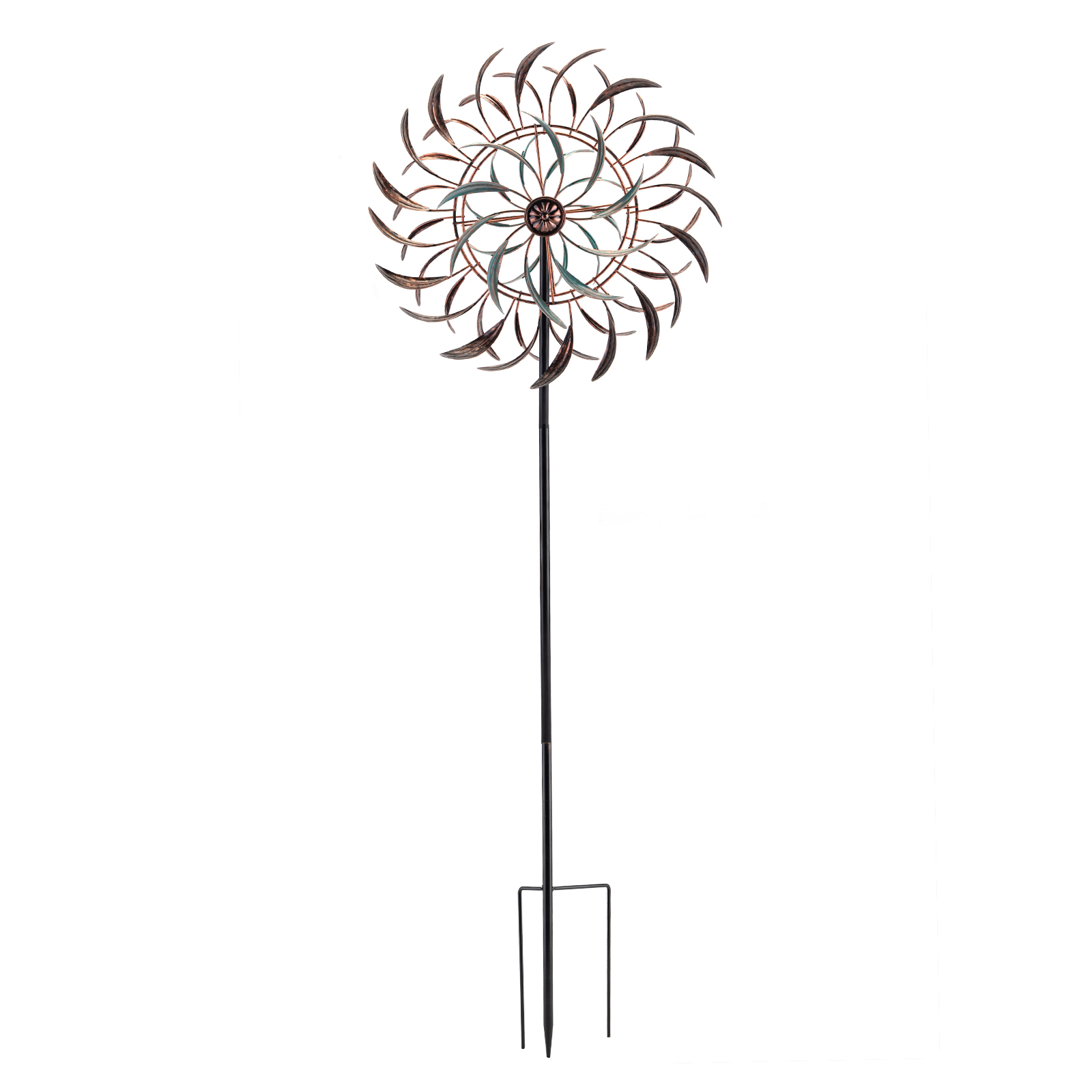 1pc Metal Large 360 Degrees Wind Sculpture & Spinners, Outdoor