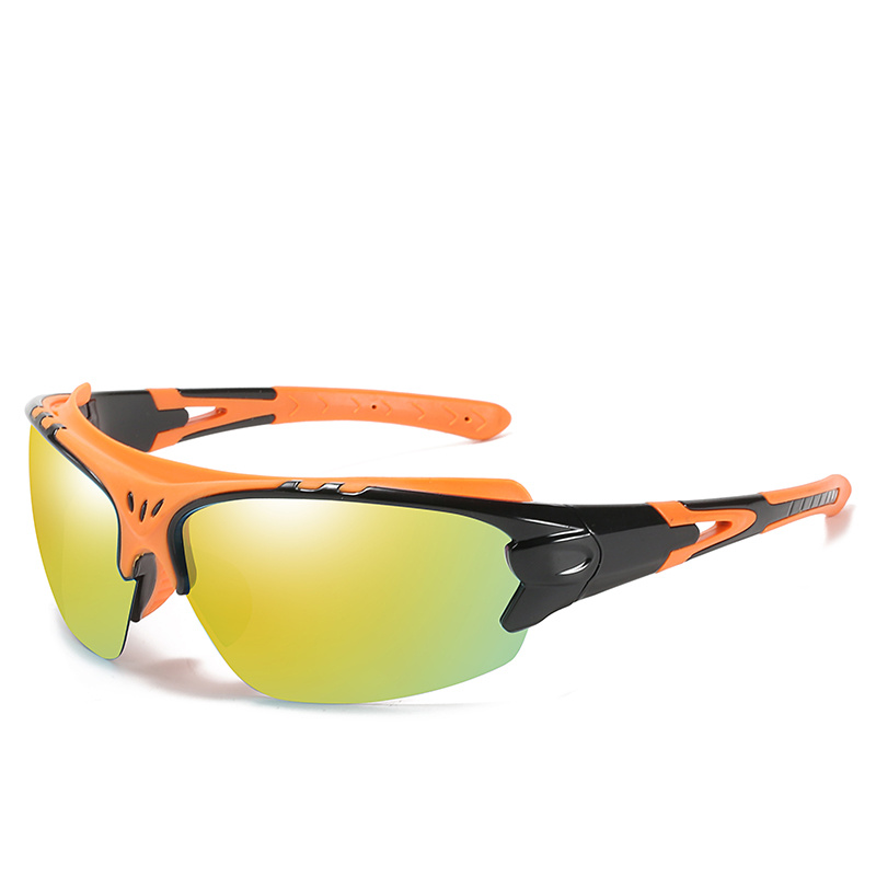 ROCKBROS Polarized Sunglasses for Men Women UV Protection Cycling Sunglasses  Sport Glasses Black Yellow