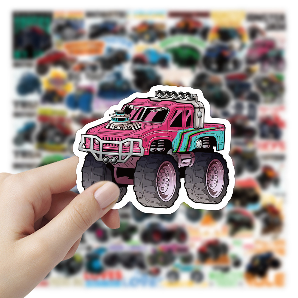 Monster Truck Stickers Truck Car Stickers Car Stickers - Temu