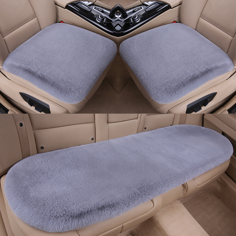 Car Cushion Winter New Plush Automotive Cushion Car - Temu