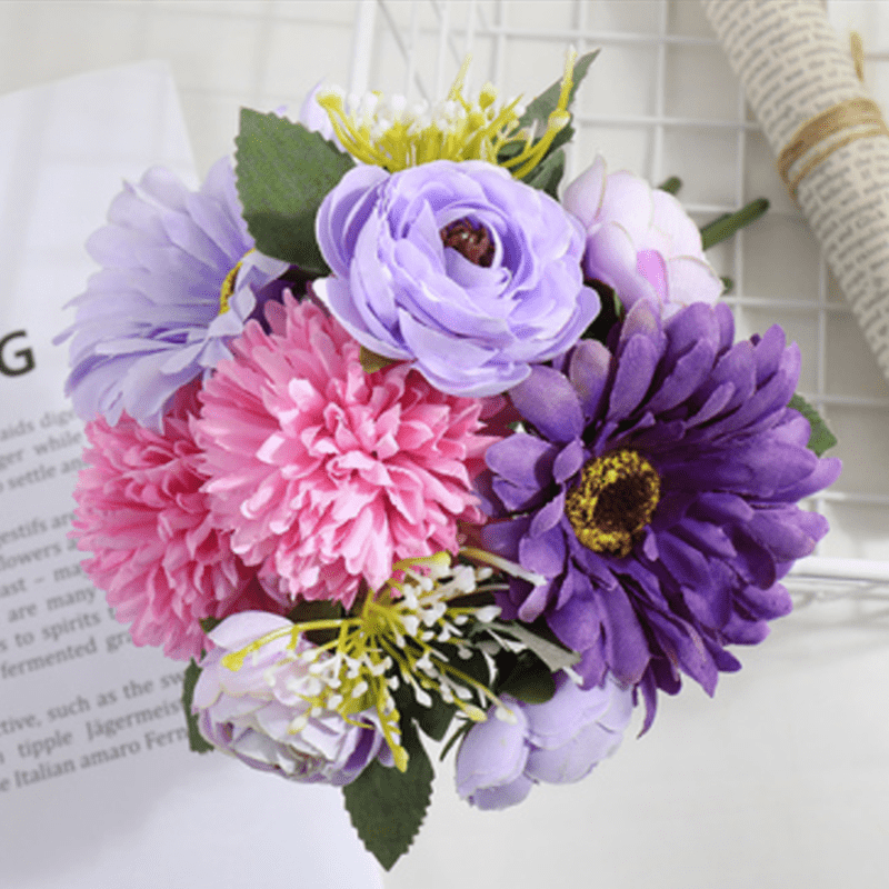 Skylark Flower House Flowers Home Decoration Flower Winter Flowers  Artificial Flower Bouquet Flower Foam for Artificial Flowers Hydrangeas  Artificial Flowers Wedding Garlands 