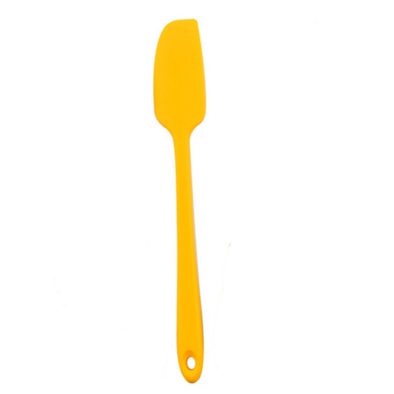 Flexible Silicone Spatula Set Heat Resistant Non Stick for Kitchen Cooking Tool | Harfington, Yellow+Orange+Blue