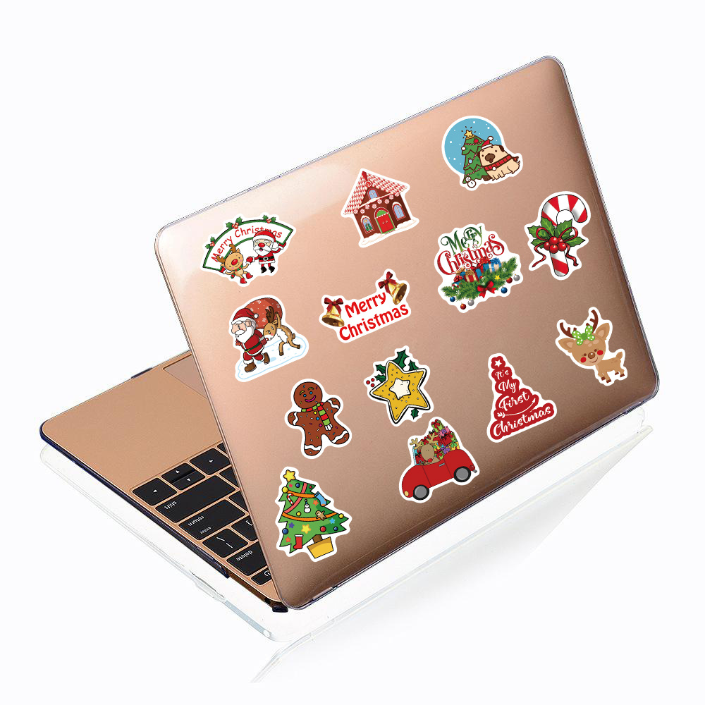Cute Santa Stickers For Laptop Journal Computer Christmas - Temu