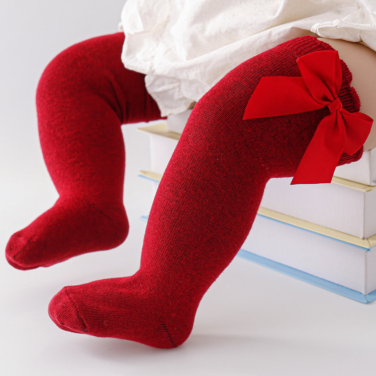 Girls' Mid-calf Socks With Bows