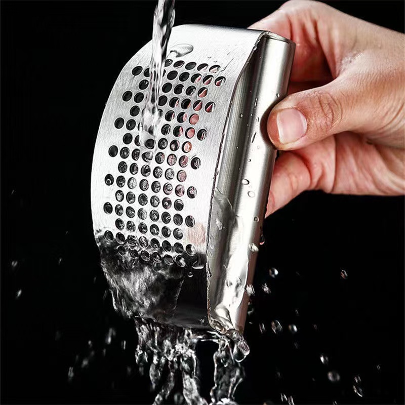 Premium Stainless Steel Garlic Press