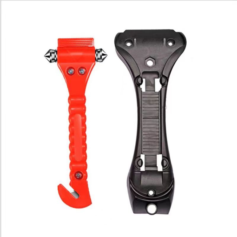 Car Keychain Safety Hammer 3-in-1 Car Window Breaker Multi-functional  Emergency Escape Hammer Mini Window Breaker