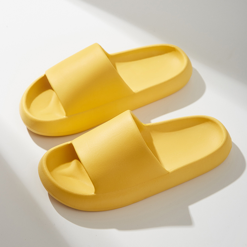 Fashion Women's Summer Soft Slippers, Thick Platform Bathroom Home Indoor Non-slip Anti-slip Female Cloud Cushion Slides