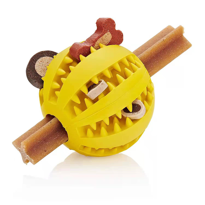 Dog Ball Toys Dog Leaking Food Toy Rubber Chew Toys For Dog - Temu