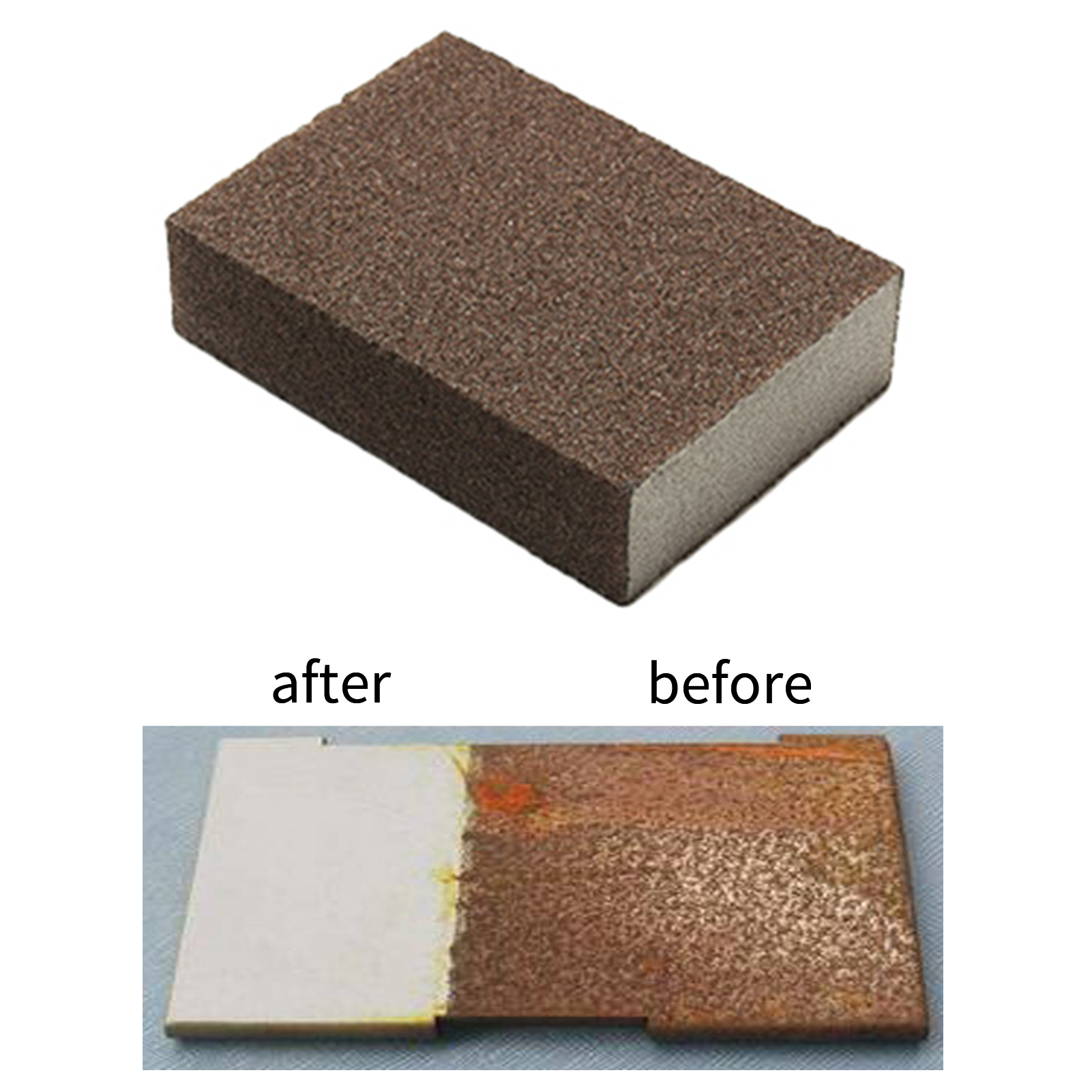 Silicon Carbide Sponge Cleaning Brush Emery Rust Removing For Industrial, Abrasive, Rust Removal 