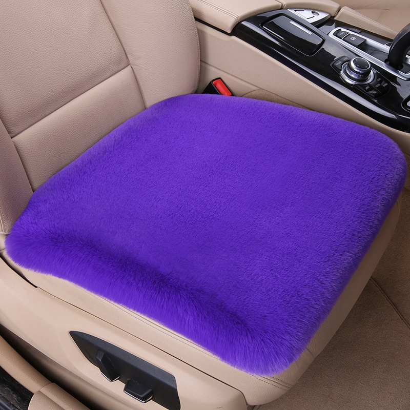 Car Seat Cushion Lambswool Car Warm Non-Slip Seat Cushion Car Cushions With  Front Cushion Cushion