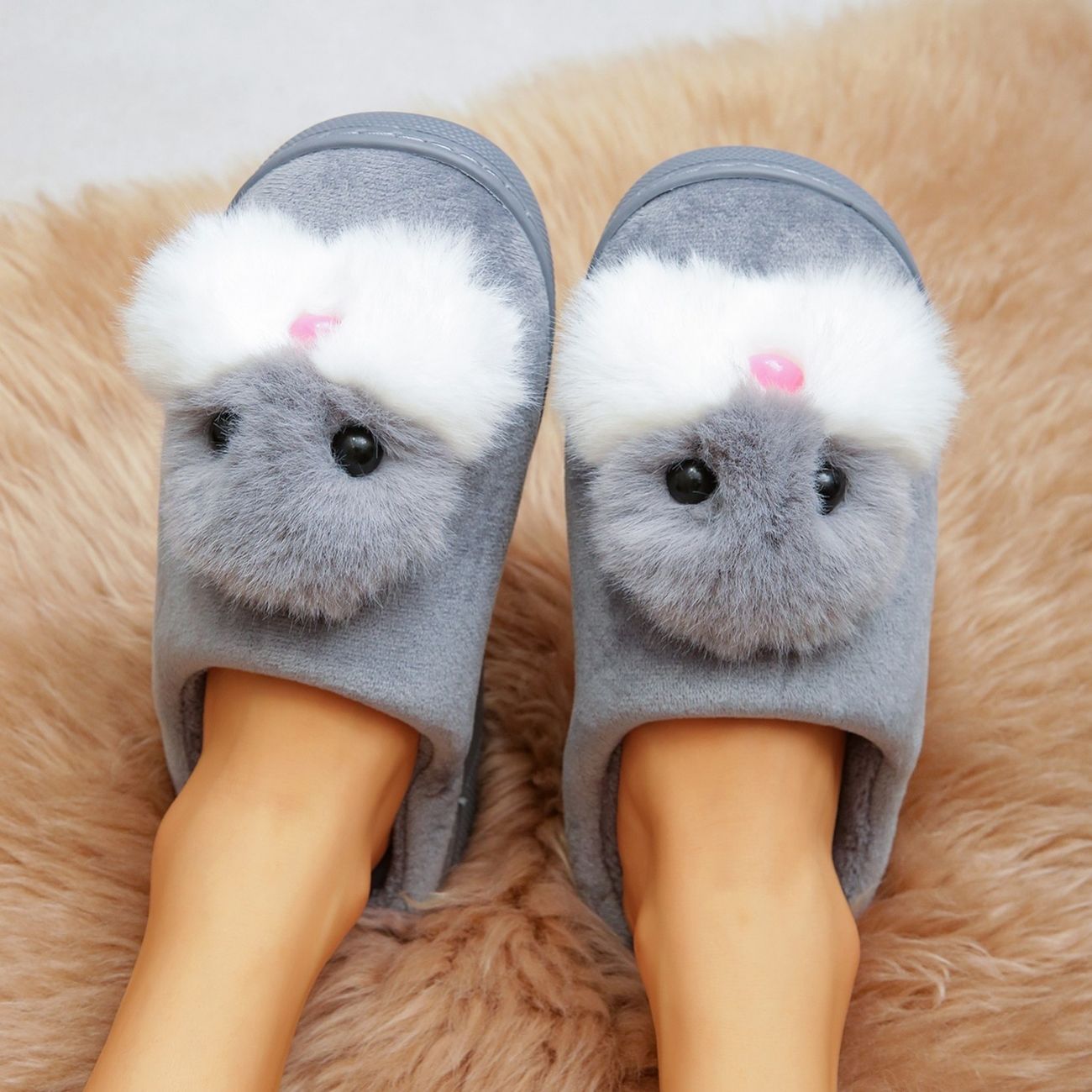 Ladies Home Shoes Indoor Slippers Cute Cartoon Plush Slides - Clothing,  Shoes & Jewelry - Temu