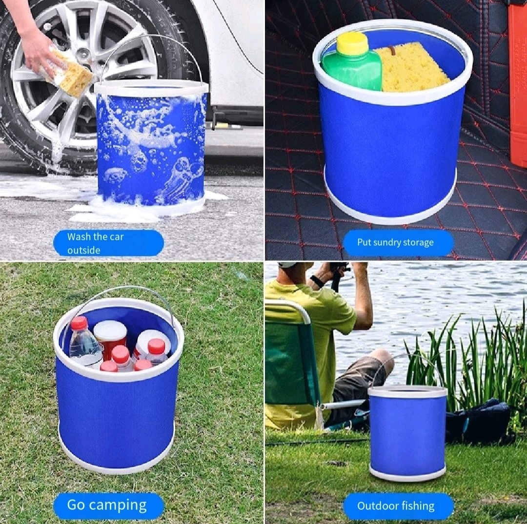 1pc Portable Foldable Water Bucket Car Foldable Bucket Car Temu