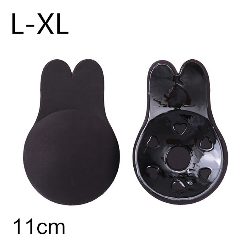 Rabbit Lift Up Invisible Bra Breast Lift Tape Silicone Breast Sticker  Invisible Wing Bra Strapless Bra 2 Sizes